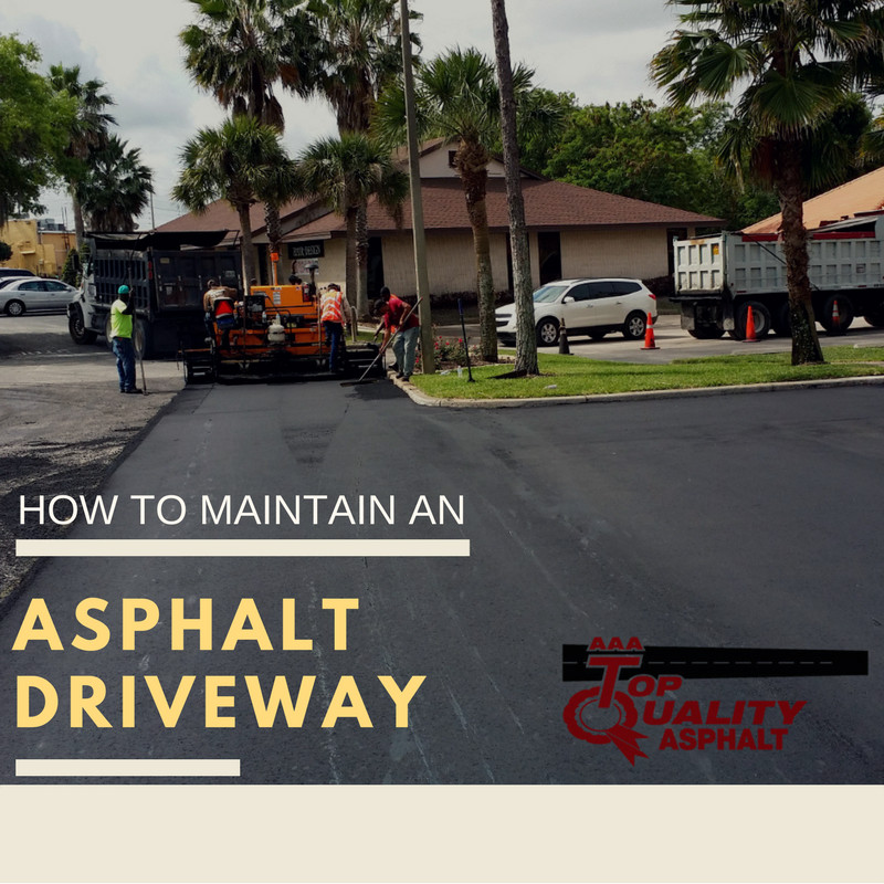 How to Main an Asphalt Driveway