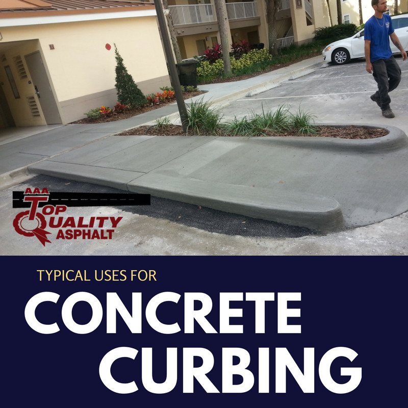Typical Uses for Concrete Curbing