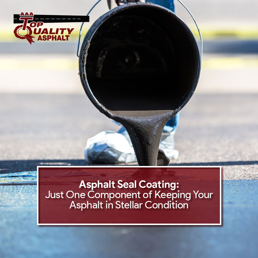 Asphalt Seal Coating: Just One Component of Keeping Your Asphalt in Stellar Condition