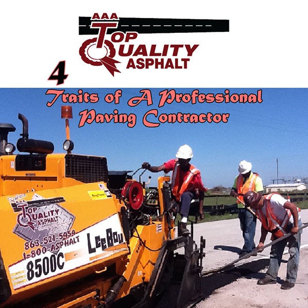 4 Traits of a Professional Paving Contractor