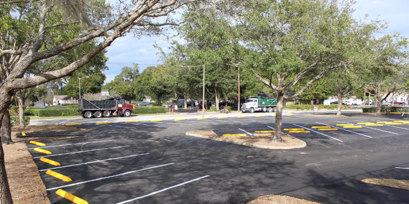 Parking Lot Striping in Brandon, Florida