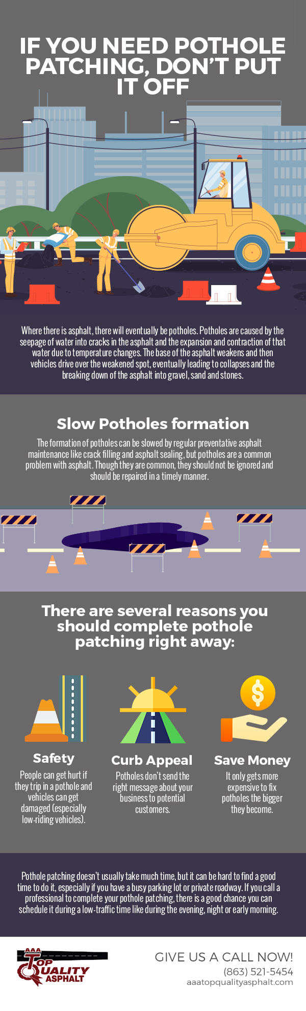 If You Need Pothole Patching, Don’t Put it Off [infographic]