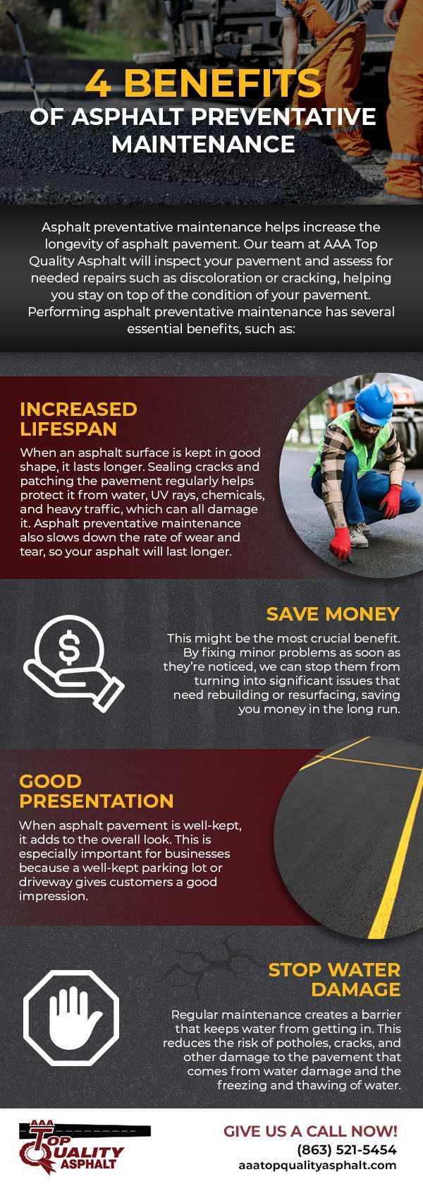 Four Benefits of Asphalt Preventative Maintenance